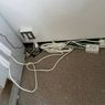 分電盤と電源コンセント設置